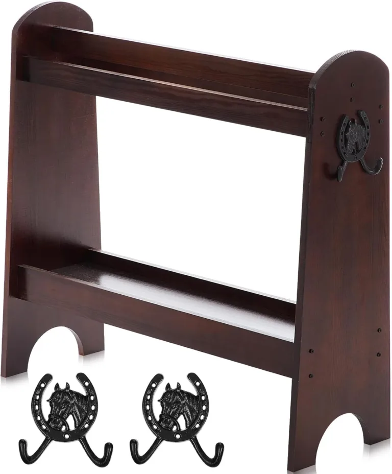 Pine Wood Saddle Rack_best_review_1752147912
